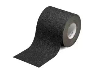 Image of 3M Black PVC 20m Anti-slip Hazard Tape, 1.48mm Thickness