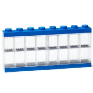 Image of LEGO Mini Figure Display (16 Minifigures) - Blue