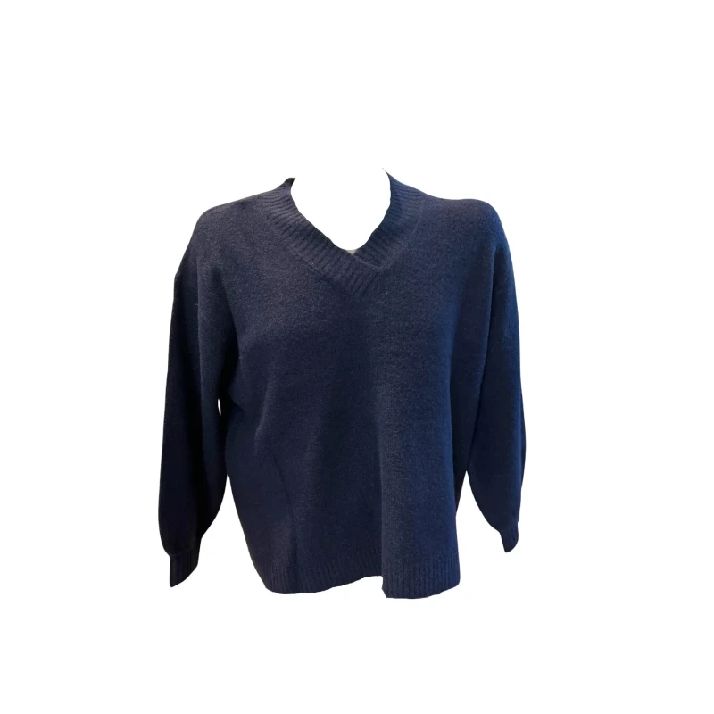 Image of b.Young Womens v-neck sweater b.young Omea Bleu Female L