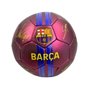 Image of FC Barcelona Matt Barca Signature Ball Size 5
