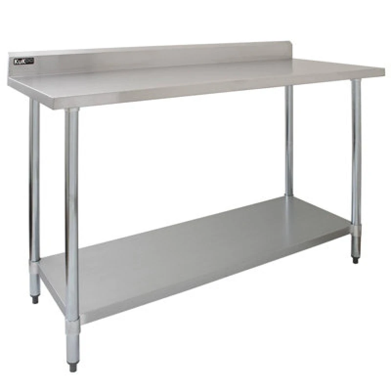 Image of KUKOO Kukoo - 5ft Food Preparation Kitchen Catering Table, Stainless 5055986100980