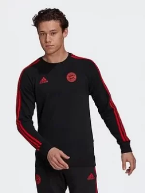 Image of adidas Fc Bayern Sweatshirt, Black Size M Men