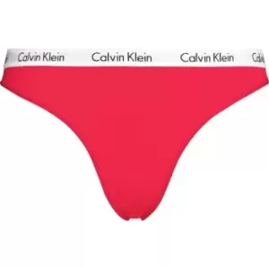 Image of Calvin Klein Calvin Carousel Bikini Bottoms - Red