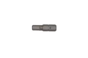Image of Teng Tools HEX2500503 5mm Hex Bit - 25mm Long - 1/4" Hex - Pack of 3
