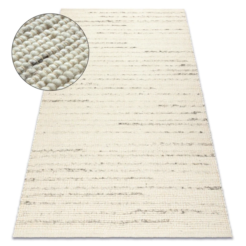 Image of RugsX Nepal Rug in White Size: 160cm x 220cm White Unisex 160cm x 220 cm