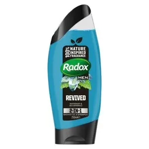 Image of Radox Men Revived 2in1 Shower Gel 250ml