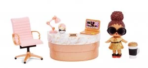 Image of LOL Surprise furniture with Boss Queen Doll