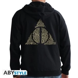 Image of Harry Potter - Deathly Hallows Hoodie - Black