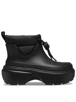 Image of Crocs Stomp Puff Boot - Black, Size 8, Women