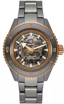Image of Rado Watch Captain Cook High Tech Ceramic Skeleton Mens