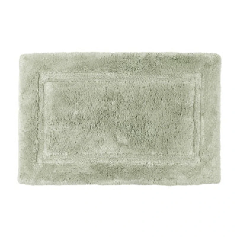 Image of Allure Bath Fashions Bamboo Cotton Non-Slip Bath Mat - Sage Green