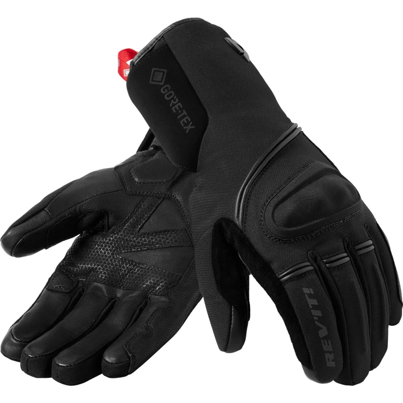 Image of Rev It Livengood 2 Gore-Tex Motorcycle Gloves 3XL Black