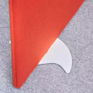 Image of Vibe designer floor standing screen feet (pair) - white