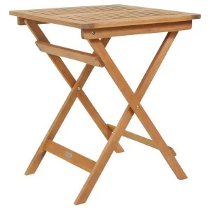 Image of Charles Bentley Fsc Wooden Square Foldable Patio Table