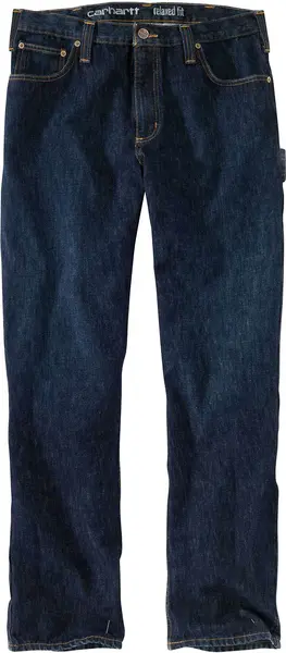 Image of Carhartt Rugged Flex Relaxed Fit Heavyweight Jeans, blue