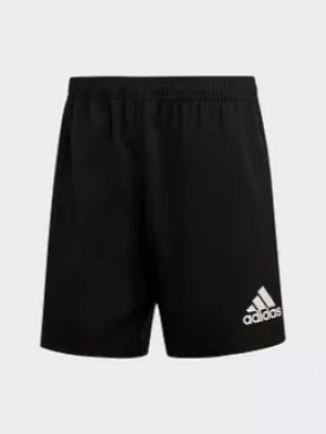 Image of adidas 3-stripes Shorts, Navy/White Size M Men