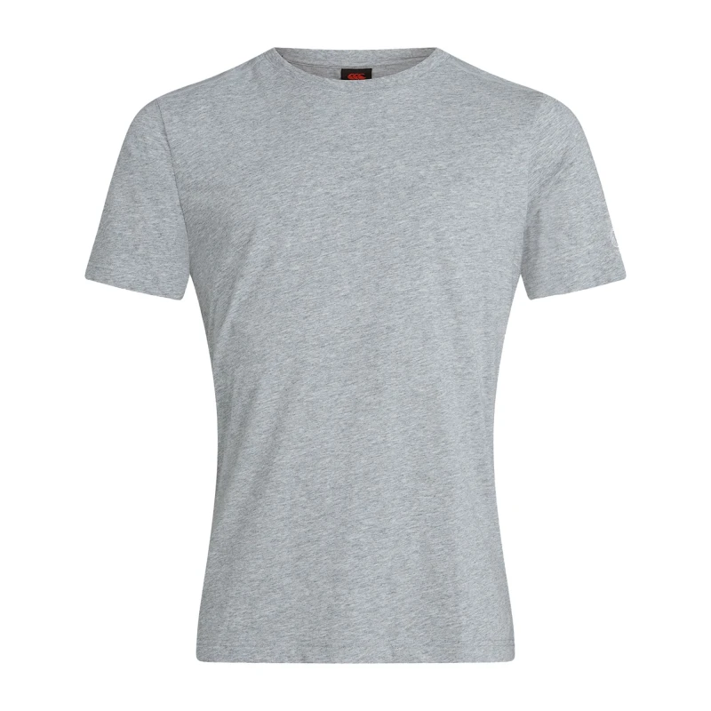 Image of Canterbury Canterbury Men Club Plain T-Shirt in Grey Size: X-Small Grey XS Male 5063806452805