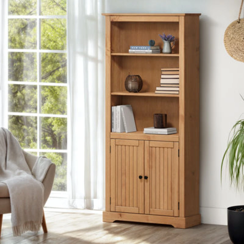 Image of Mercers Furniture Country Antique 2 Door Bookcase