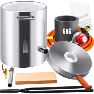 Image of VEVOR 6KG Propane Smelting Furnace Kit Melting Furnace Stainless Steel 2700℉