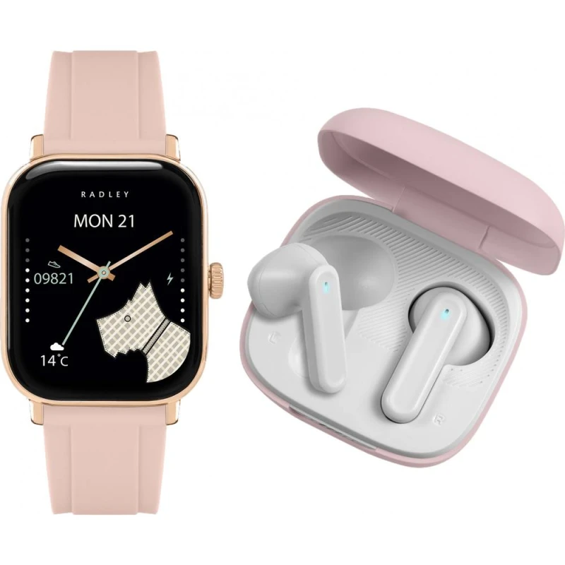 Image of Radley RYS56-2192-TWS Series 56 Smartwatch And Earbuds Set - W51531