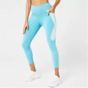 Image of LA Gear Panel Tights Womens - Blue