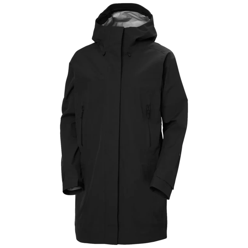 Image of Helly Hansen Womens 3-in-1 hooded raincoat Helly Hansen Lifa Infinity Noir Female M