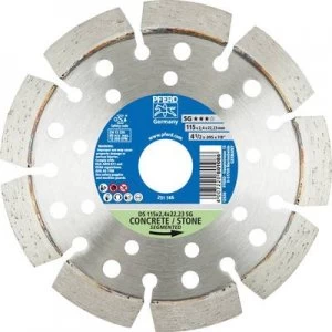 Image of Diamond cut-off wheel DS 115 x 2.4 x22.23 SG PFERD 68000041 Diameter 115mm