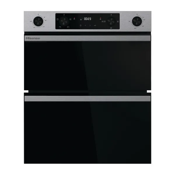 Image of Hisense Hi6 Electric Built Under Double Oven - Stainless Steel 744495 Stainless steel