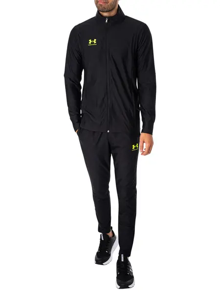 Image of Under Armour Challenger Tracksuit Black/Yellow S