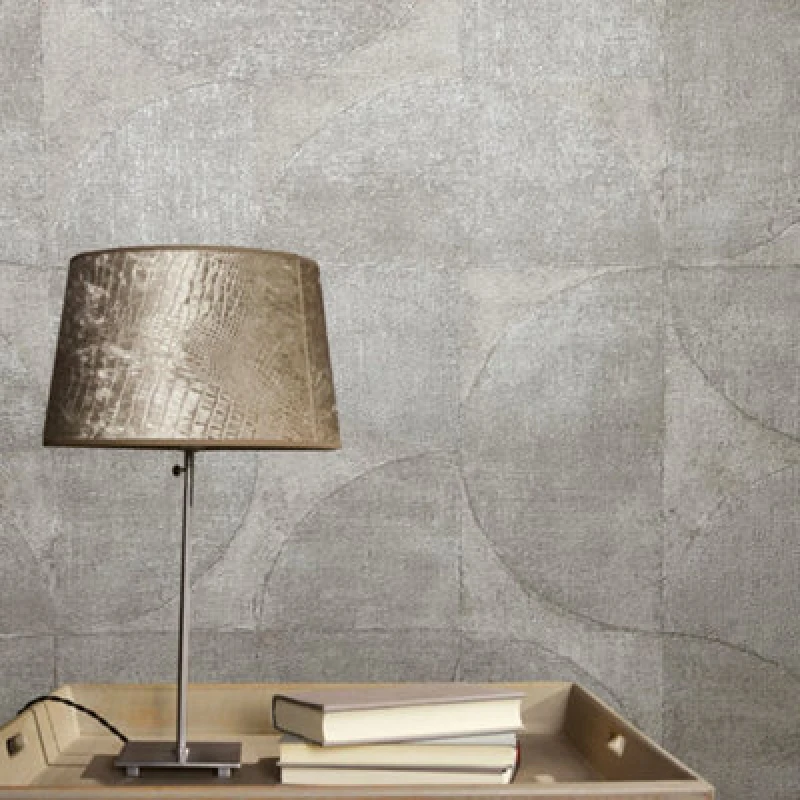 Image of Galerie The New Design Book Beige Rustic Circle Textured Wallpaper