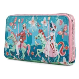 Image of Loungefly Disney Mary Poppins Jolly Holiday Zip Around Wallet