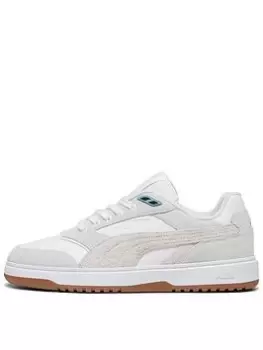 Image of Puma Puma Doublecourt Trainers, White, Size 9, Men