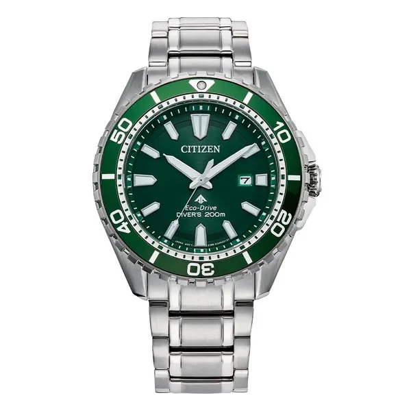 Image of Citizen Mens Analogue Promaster Diver Silver Tone Watch BN0199-53X