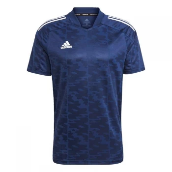 Image of adidas Condivo 21 Primeblue Jersey Mens - Team Navy / White