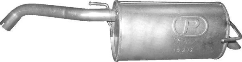 Image of IZAWIT 33.052 Rear silencer Rear End Silencer (3437)