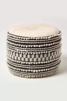 Image of Priya Macrame Boho Pouffe