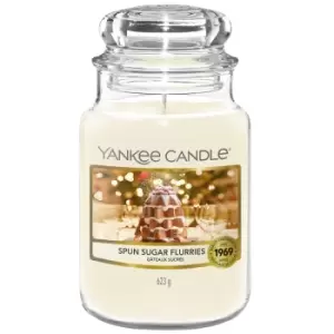 Image of Yankee Candle Christmas 2022 Large Spun Sugar Flurries 623g