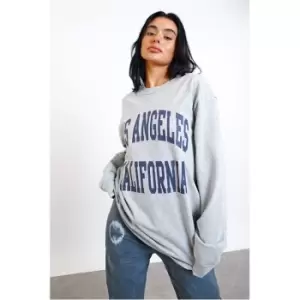 Image of Daisy Street LA Sweatshirt - Grey