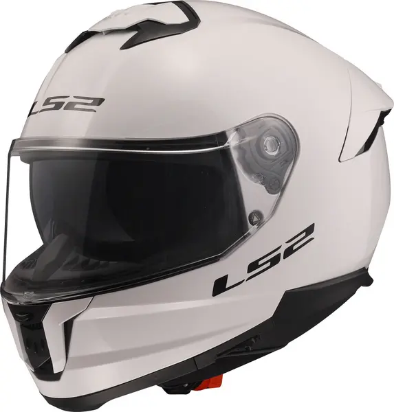 Image of LS2 FF808 Stream II Gloss White 06 Full Face Helmet Size L