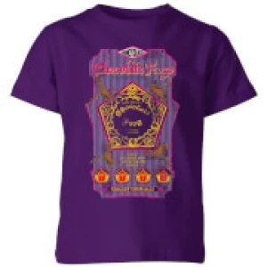 Image of Harry Potter Chocolate Frog Kids T-Shirt - Purple - 3-4 Years - Purple