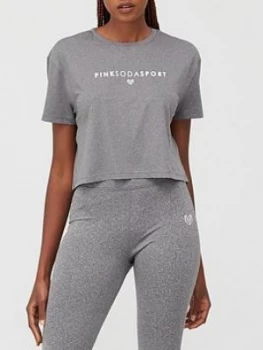 Image of Pink Soda Ave Sports T-Shirt - Grey