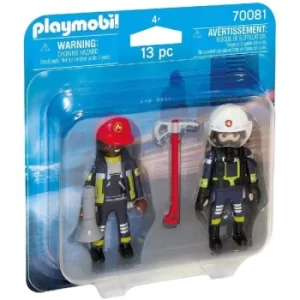 Image of Playmobil Rescue Firefighters Due Pack Figures
