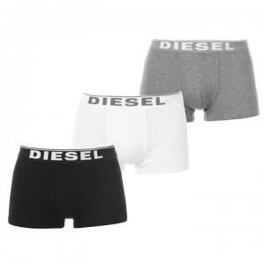 Image of Diesel Damien 3 Pack Trunks - Blk/Gry/Wht
