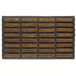 Image of JVL 45x75cm Nimbus Rubber Coir Tuffscrape Doormat
