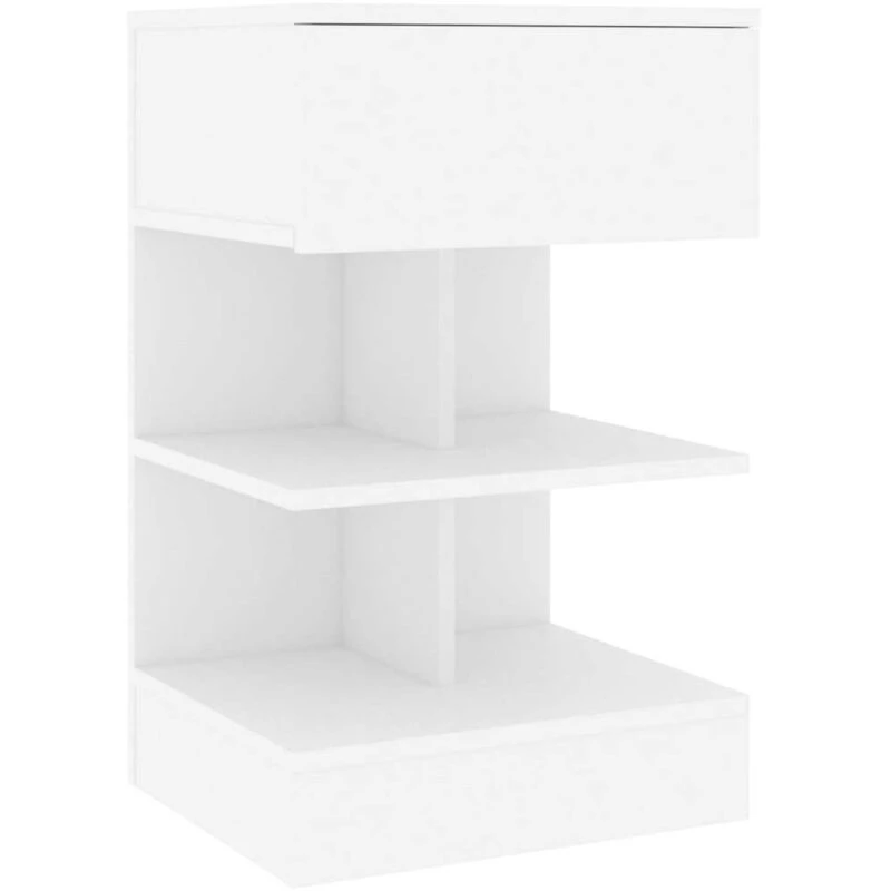 Image of VIDAXL Bedside Cabinet White 40x35x65cm Engineered Wood Vidaxl 8720286642450