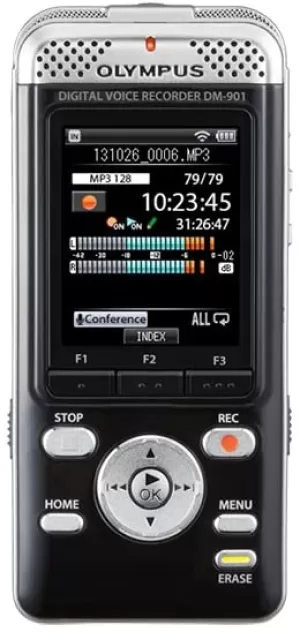 Image of Olympus DM901 Digital Voice Recorder Conference Kit