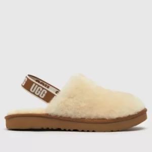 Image of UGG Natural Fluff Yeah Clog Youth Shoes