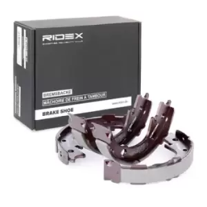 Image of RIDEX Brake Shoes 70B0075 Brake Shoe Set,Brake Lining TOYOTA,AVENSIS Kombi (T25),Yaris Schragheck (_P1_),COROLLA (ZZE12_, NDE12_, ZDE12_)