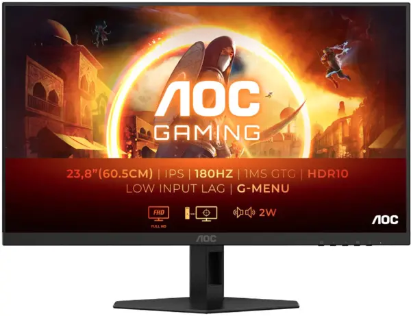 Image of AOC G4 23.8" 24G4XE Full HD IPS Gaming LED Monitor