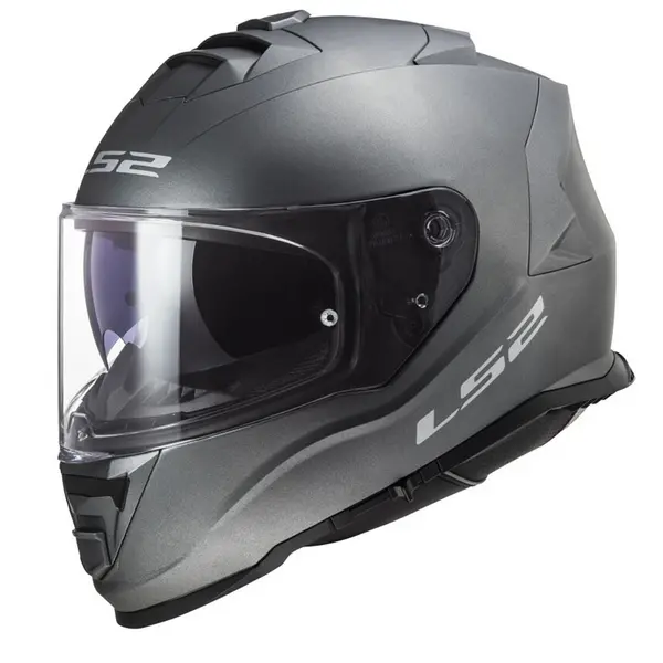Image of LS2 FF800 Storm II Solid Matt Titanium Full Face Helmet Size 2XL